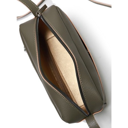 Female bag, artificial leather, 230x150x80 cm, olive-4