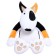 Soft toy "dog red ear", 25 cm, black color