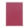 Notepad A5, 40 sheets in a cage on the crest "Bordeaux", cover coated cardboard, v, varnish, OFSET block