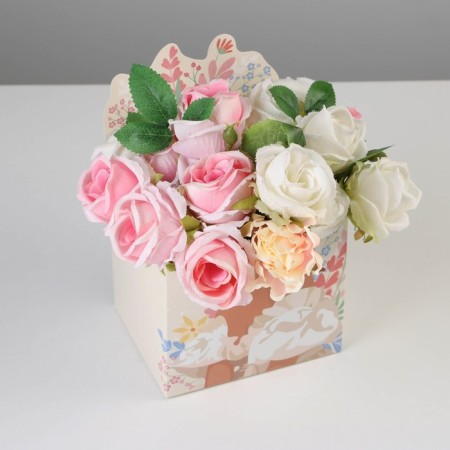 Boxes for mini bouquets "Flower", 12 × 20 × 10 cm-3