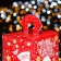 Gift box "New Year's wishes", 9.5 x 9.5 19.7 cm