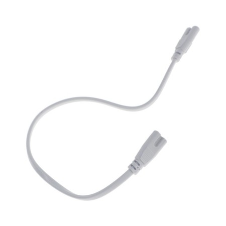 Wire for connecting lamps for plants ULI-P Uniel, 30 cm, 2 contacts, white