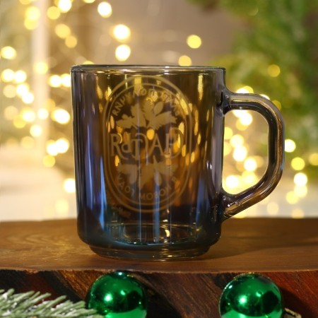 New Year! New Year's glass mug "Happiness", 200 ml-1