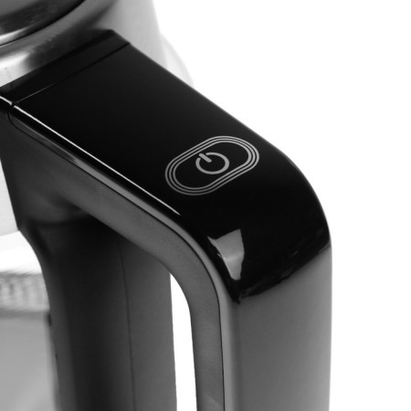 Electric kettle Energy E-207t, glass, 1.7 l, 2200 watts, gray-black-4