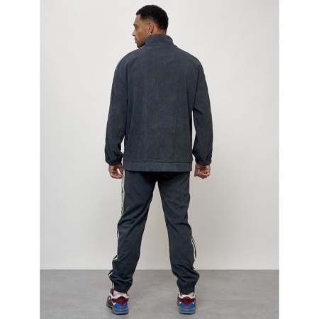 Male tracksuit, size 48, dark gray color-3