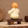 Kovrov toy "Bench Grandfather with an accordion", ceramics