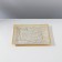 Set of table "Stone", 7 items: 30 × 30 cm - 1 pc, 18 × 18 cm - 6 pcs, beige color with golden