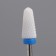 Ceramic milling cutter for the “cone” manicure, medium cut, 6 × 13 mm, in a plastic case, white color