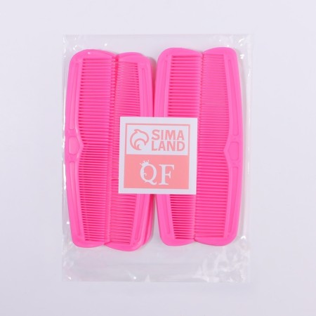 Combined comb, 12 × 3 cm, packing 30 pcs, color mix-9