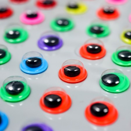 Plastic sticker "Color eyes" 24x10 cm-2