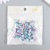 Beads for creativity plastic "Spray of paint. Blue and fuchsia" set of 20 g 1x1 cm