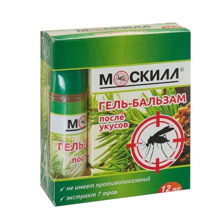 Gel-balm after mosquito bites "Moskill Roll-ON", 12 ml