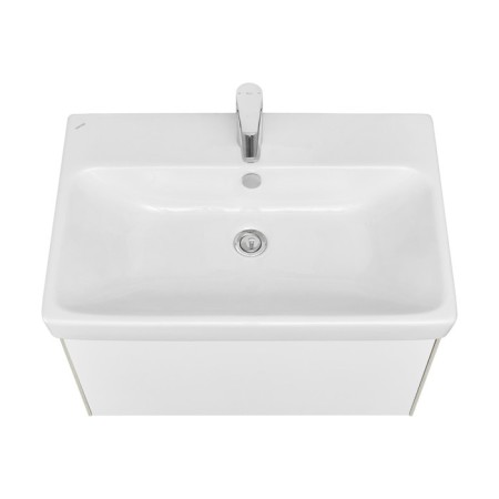 Tumbling under the Aquaton Asti sink, 70 cm, white gloss color, white matte-4