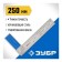 Zzelnel Zubre Professional 34393-25, reinforced, stainless steel, 250 mm