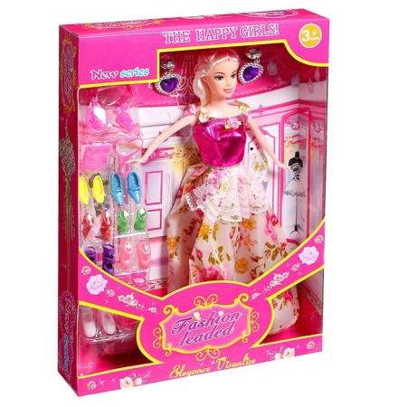 Dasha doll "Dasha" in a dress, with accessories-9