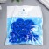 Decor for creativity plastic "Ring for the chain" Violet set 25 pcs 2.3x1.65 cm