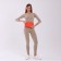 Lightning waist bag, 2 pockets, coral color