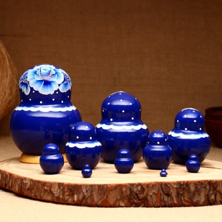Domeshoshka 10-doll "Faina", 12-13 cm-1