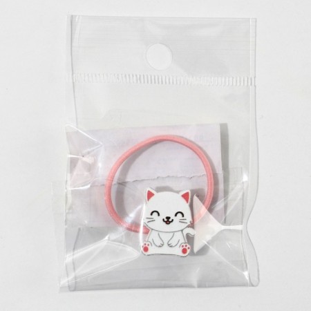 Hair gum "Cute cat", diam. 3 cm-3