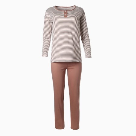 Female homemade set (jumper/pants), beige color, size 46-5