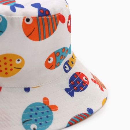 Panama Children's KAFTAN "Fish" R.50 White-4