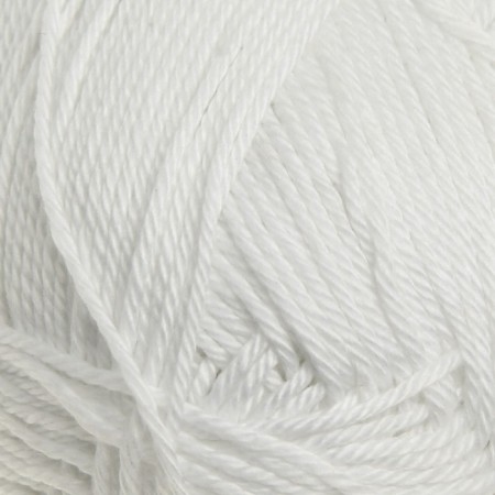 Yarn "Classic Cotton" 100%Mercerized cotton 250m/100g (01-white)