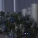 Garland “thread” 20 m, IP44, dark thread, 200 LED, glow of white and blue, flashing, 220 V