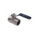Ballic Aqualink, PN 50 tap, internal/internal thread 4 ", pen, nickel.
