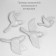 Decor Wall ceramics "White Bird" 4.2x17.5x23.5 cm