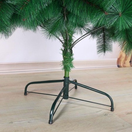 Cedar green cones 240 cm, D needle 10 cm, D of the lower tier 140 cm, 510 branches, metal stand-2