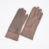 Gloves are female, dimensionless, without insulation, beige color