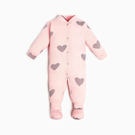 Combineson crumb I am “heart”, height 68-74 cm, pink color
