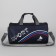 Sports bag with lightning, long belt, dark blue/black color