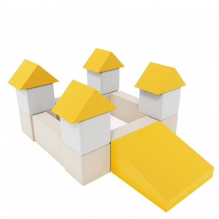 Soft game complex "Fortress", pastel colors