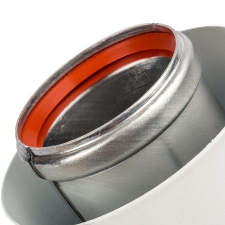 The chimney element coaxial stout SCA-6010-230190, adapter for a corner boiler 90 °, 60/100-3