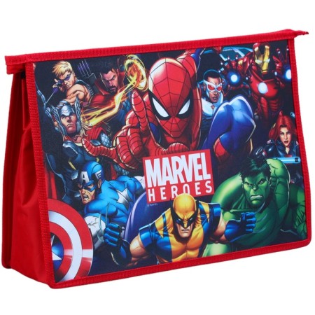 Plastic A4 folder, with zipper, spider-man-1