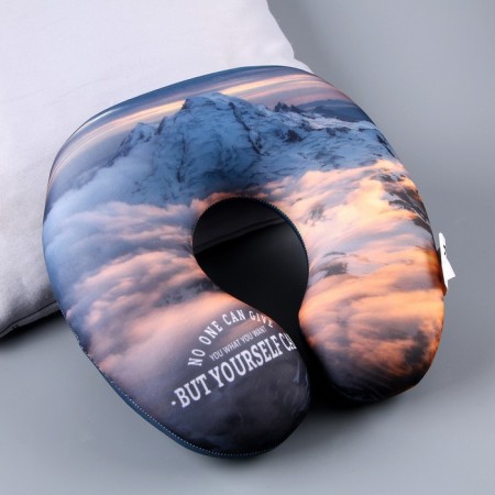 Pillow for travel Antistress "Mountains"-1