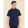 Polo for the boy Pelican, height 140 cm, dark blue color