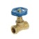 Brass valve, 1/2 ", internal/internal thread
