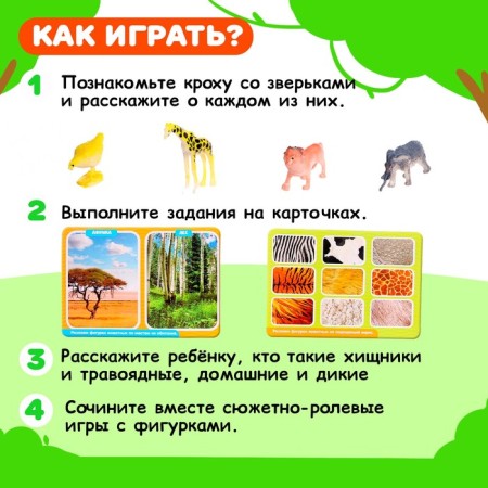 Developing Sorter Set “Study of Animals”, according to the Montessori Methodology-1