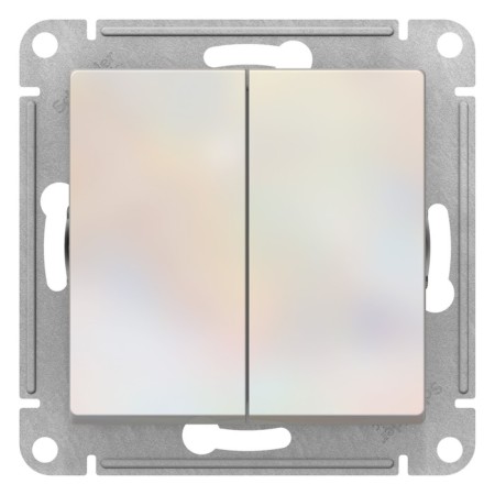 See AtlasDesign switch, 10 A, 2 keys, CC. 5, mechanism, pearl color
