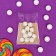 BOPP package with sticky tape, Paris, 7*7+3cm