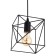 Lamp Bayerlux "Square" 1xe27 40W black 16x16x100 cm.