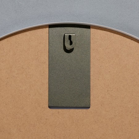 Wall mirror in a round case made of metal, d = 60, white ruby-3