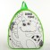 Children's backpack "Funny Dino", 23*20.5 cm, lightning department
