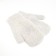 Women's mittens minaku is plain with rhinestones, 23 cm, color-gray-gray