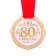Jubilee medal in the velvet box “Happy 80 years”, D = 5 cm.