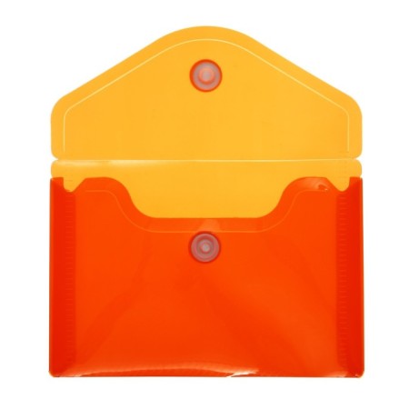 A set of 5 pieces, a button folder, A7, 180 microns, corrugated, fluorescent, 5 colors-6
