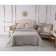 A set with a veil "Nathaniel", size 160x220 cm, 50x70 cm, color light gray