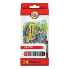 Watercolor pencils 24 colors 3.0 mm koh-i-noor 